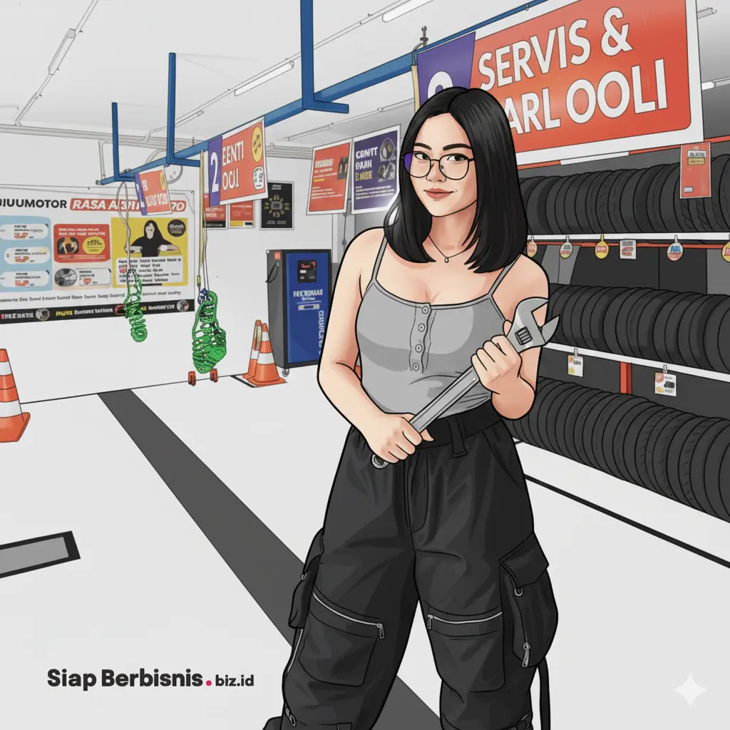 Pelajari strategi bisnis bengkel motor modern, manajemen servis, dan pengembangan jaringan otomotif. Temukan panduan sukses di siapberbisnis.biz.id