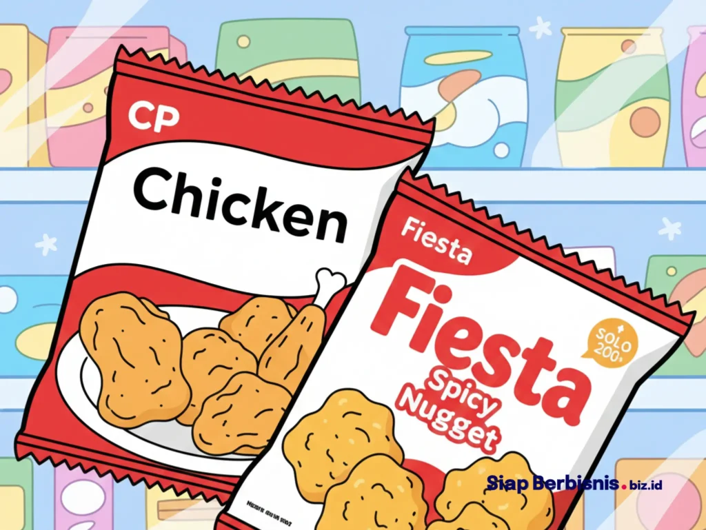 CPIN analisis model bisnis dan distribusi produk makanan beku (nugget/ayam) CP & Fiesta. Peluang usaha agen dan reseller Frozen Food di siapberbisnis.biz.id