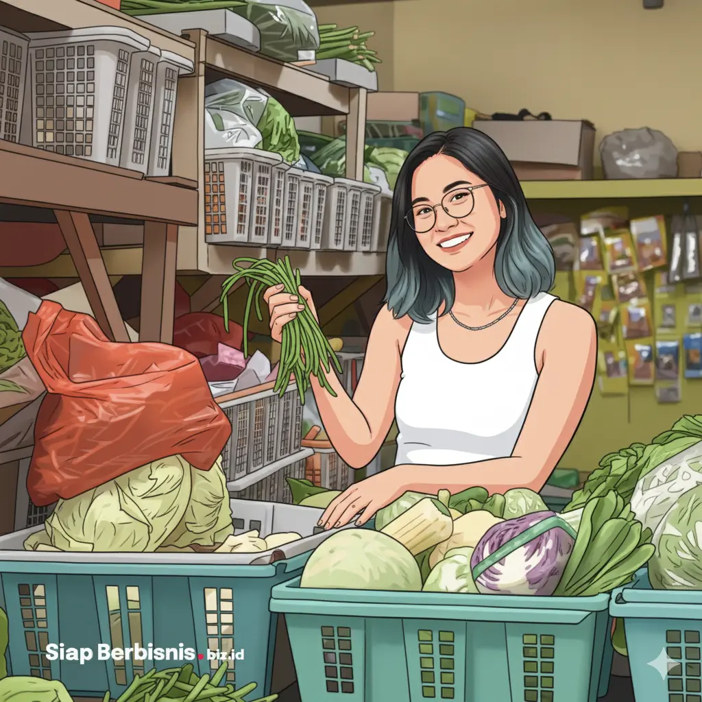 Bedah strategi manajemen stok & rantai pasok bisnis sayuran segar. Pelajari cara mengoptimalkan toko ritel makanan lokal di siapberbisnis.biz.id