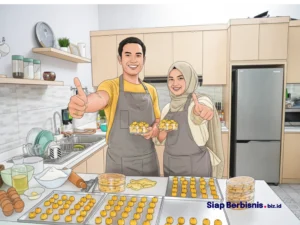 Resep sukses bisnis kue kering rumahan (Nastar, dll.) modal kecil. Pelajari strategi manajemen produksi, penetapan harga, dan pemasaran online di siapberbisnis.biz.id