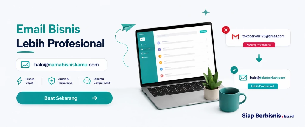 Rincian Harga Jasa Pembuatan Email Perusahaan Domain Sendiri [2026]
